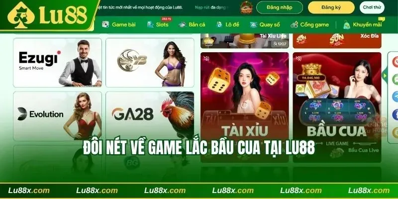 Lắc bầu cua game truyền thống cực kỳ thú vị 
