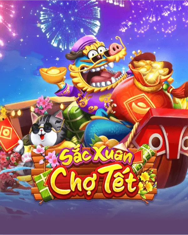 sắc xuân chợ Tết