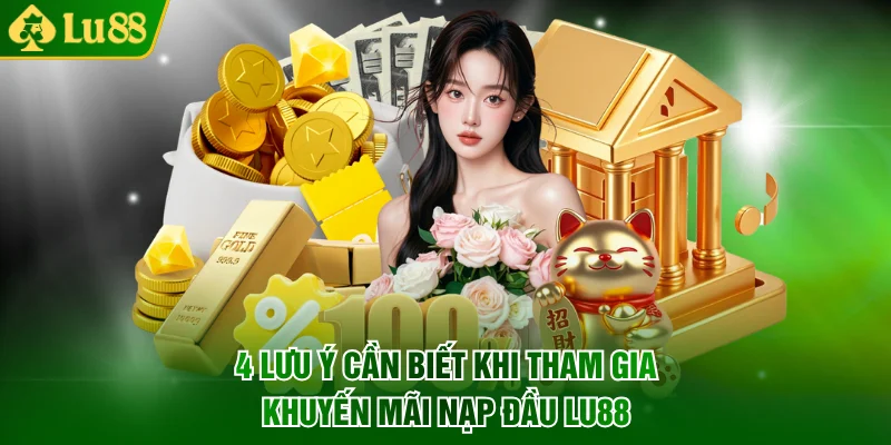 4 lưu ý cần biết khi tham gia khuyến mãi nạp đầu Lu88